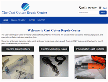 Tablet Screenshot of castcutters.com